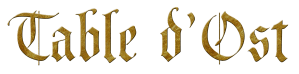 table d'ost